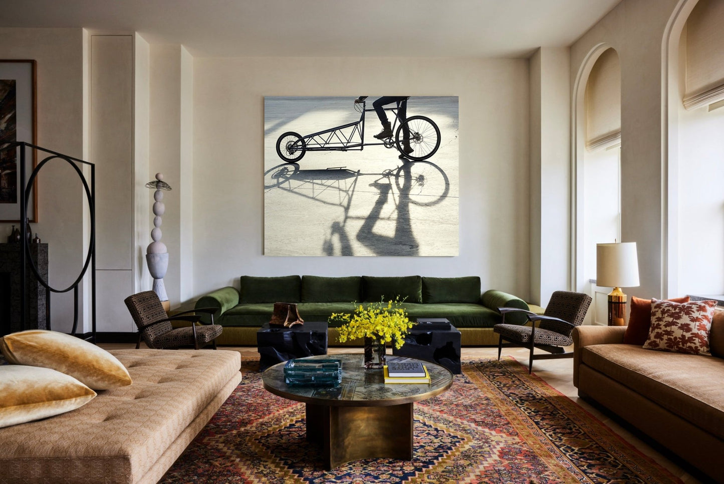 Cargobike Cycling Print - Gravity & Space - Cyclingprints.nl