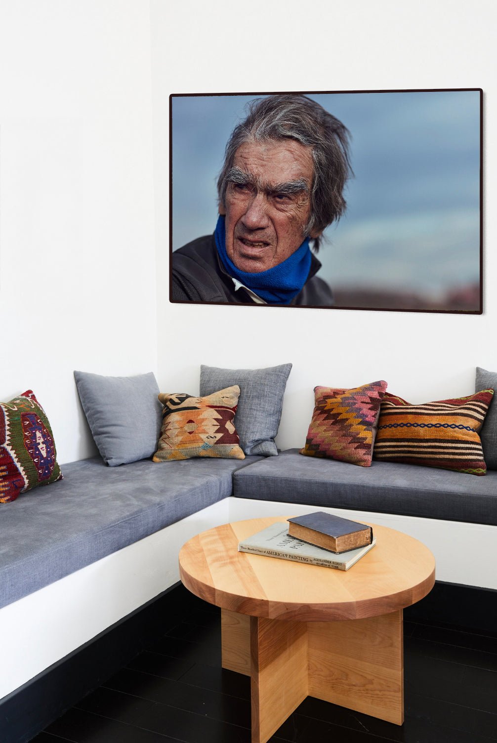 Detailfoto van de 'The Brigadier' Nederlandse wielerfotografie met een op maat gebouwde stalen fiets (gebouwd rond een jaren-80 Gazelle-frame) - wielrennen wanddecoratie door Cyclingprints.nl