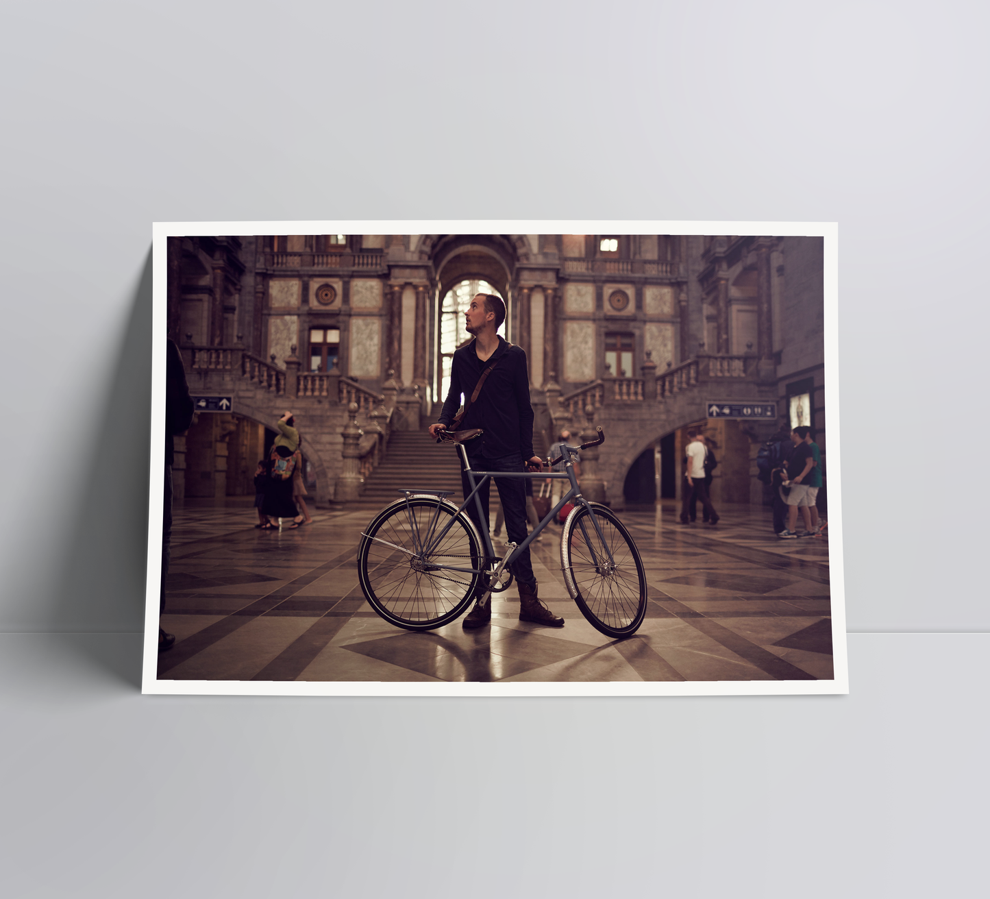 First Class - A cycling print.