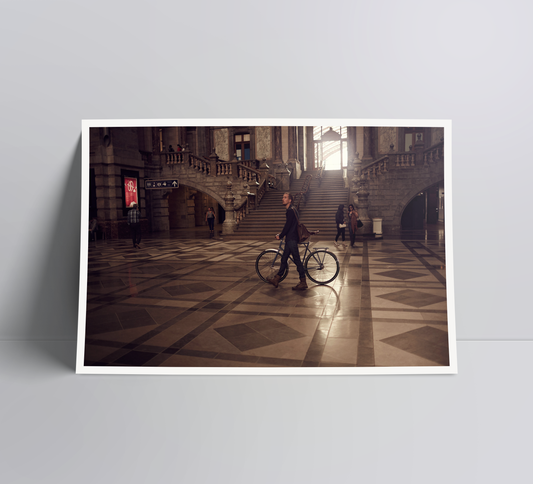 First Class - A cycling print