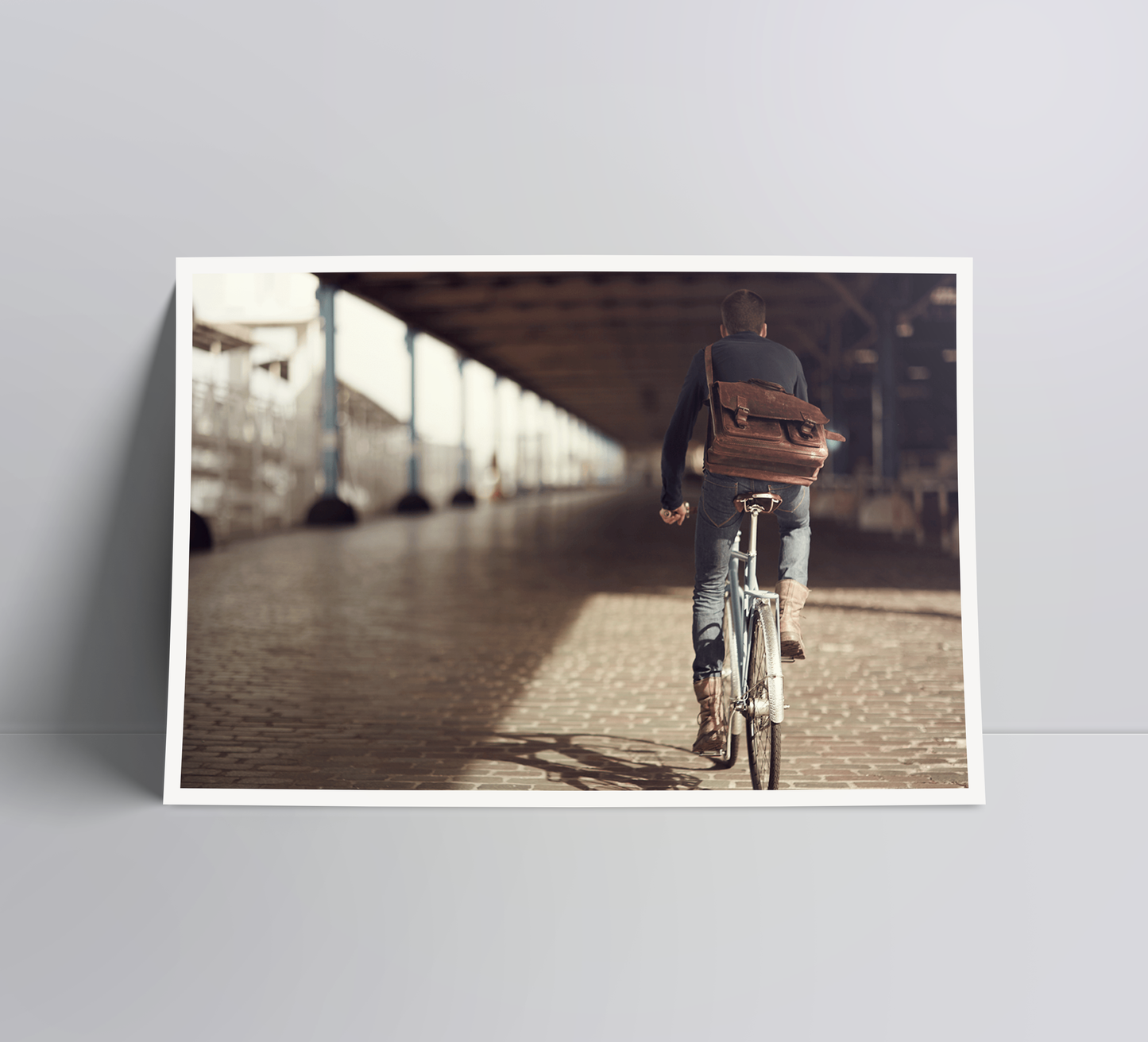 A World without Walls - A cycling print