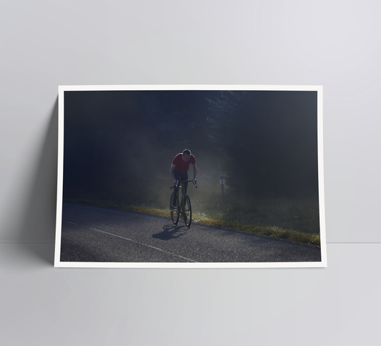 Bike for road, ridge, track & trail - a cycling print.