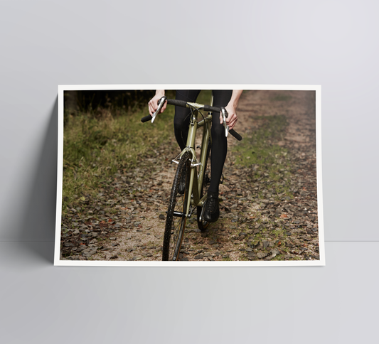 Rip thru the ruts - a cycling print