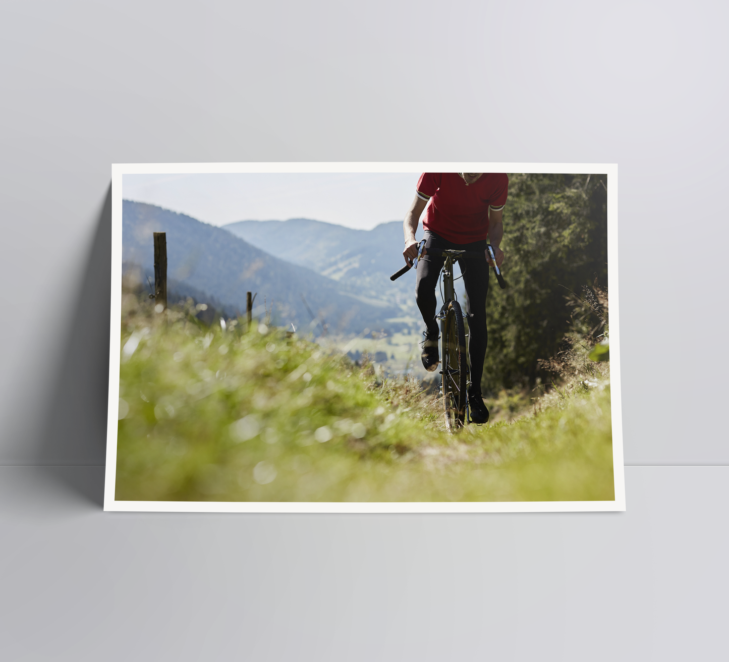 Don't listen to your legs - A cycling print.