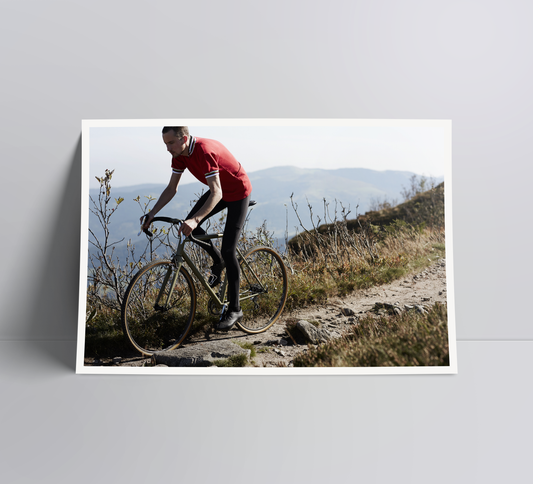 King of the Mountain - A cycling print