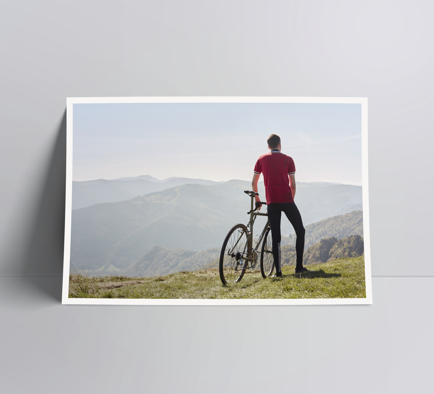 King of the Hill - a cycling print