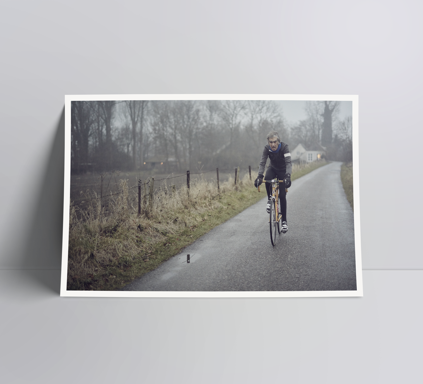 December Dikes & Bikes - A cycling print