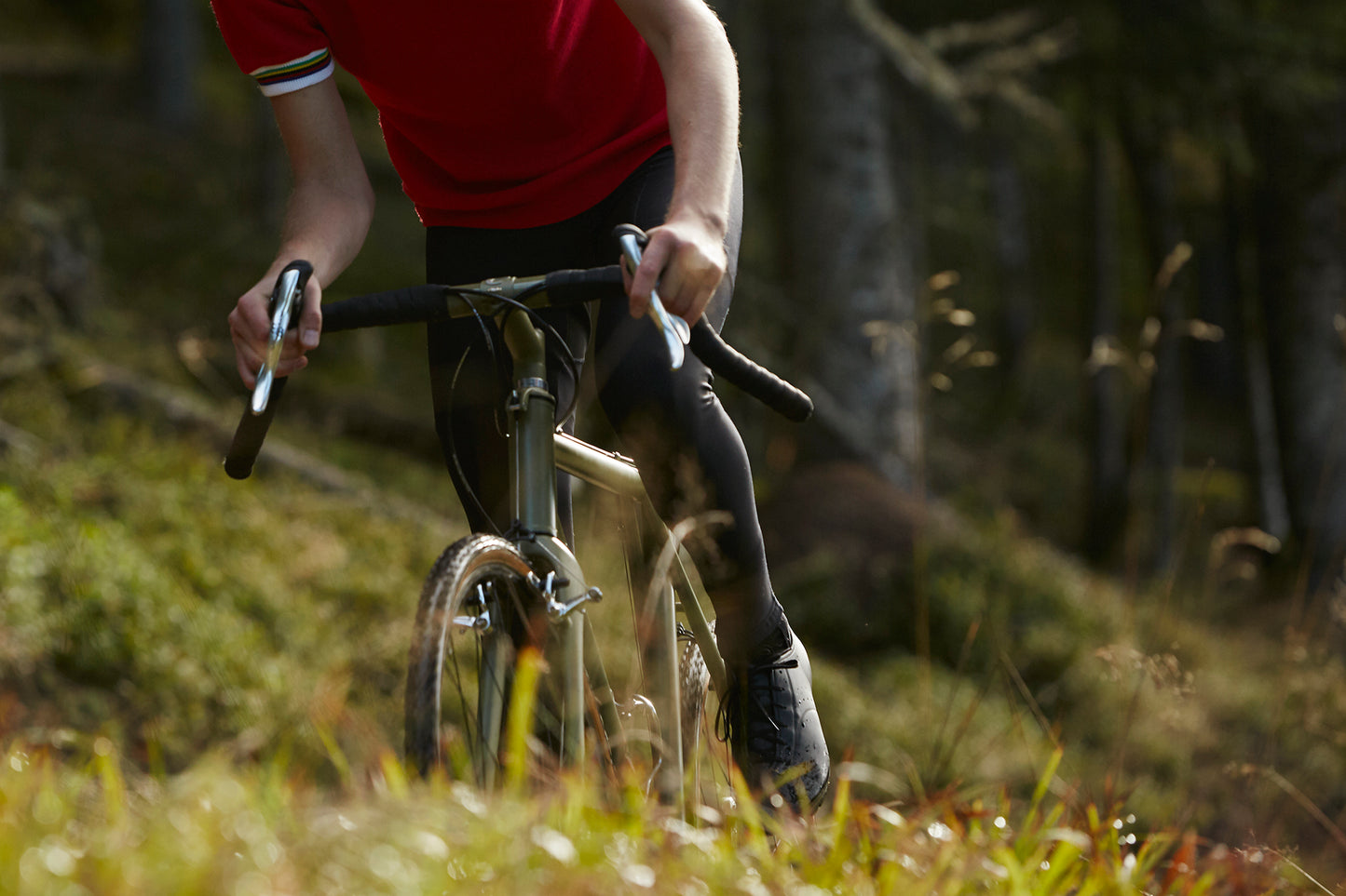 Ridge riding - a cycling print.