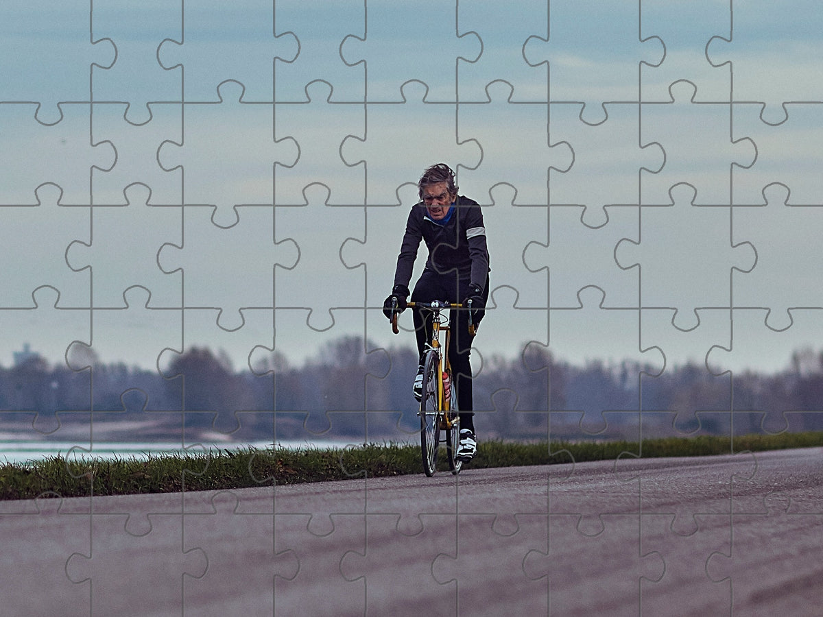 Bike Against de Waal – close-up van de puzzelstukjes, Ryan Edy