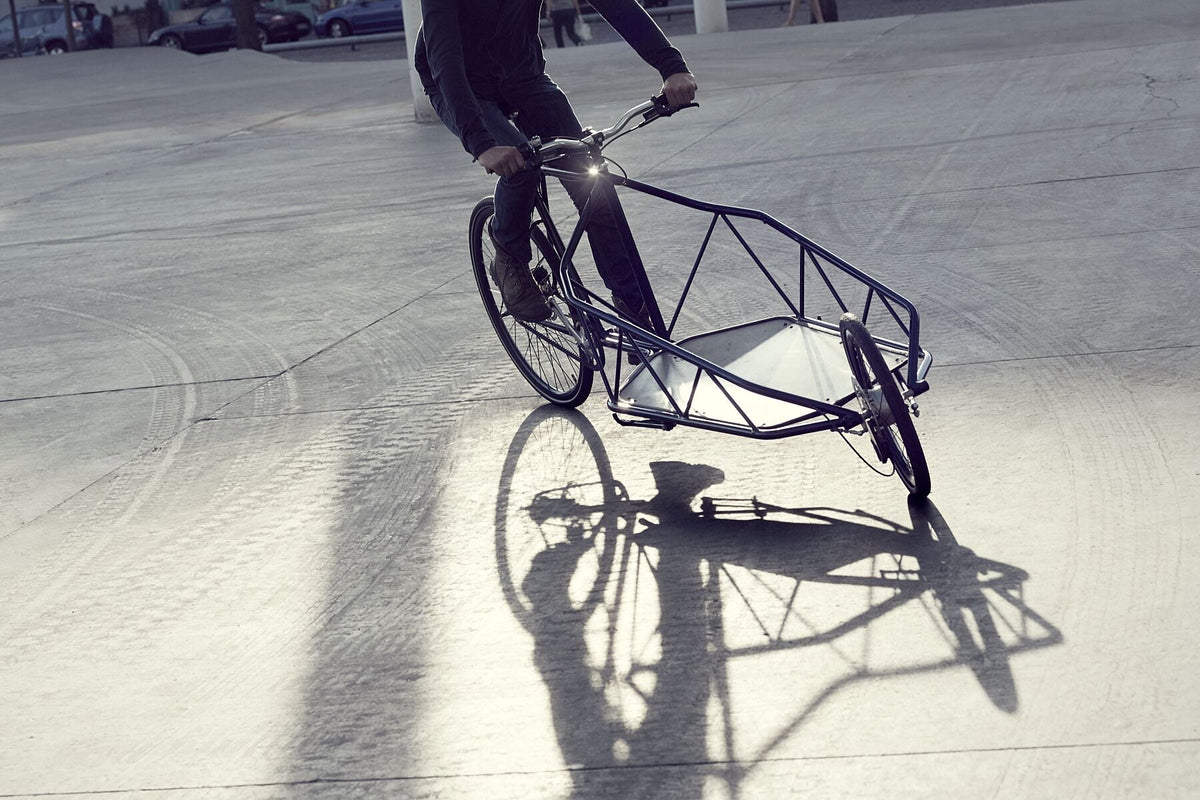 Cargo bike photography 'Feel the Flow' - Dutch cargo bike life on the bespoke Elian Cargo bike in Antwerp, fine art print by Cyclingprints.nl