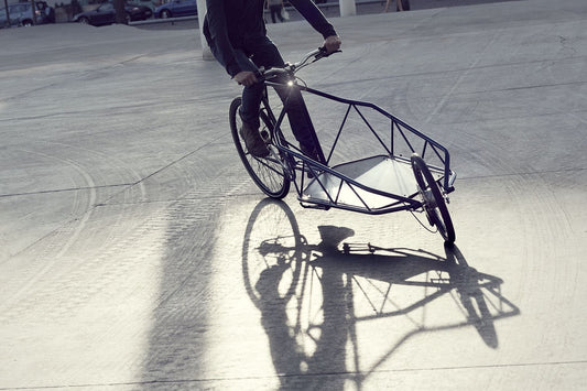 Cargo bike photography 'Feel the Flow' - Dutch cargo bike life on the bespoke Elian Cargo bike in Antwerp, fine art print by Cyclingprints.nl