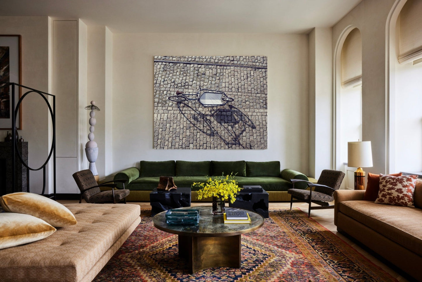 Elian Cargo Bike – Shadowplay | Fine Art Cycling Print - Cyclingprints.nl