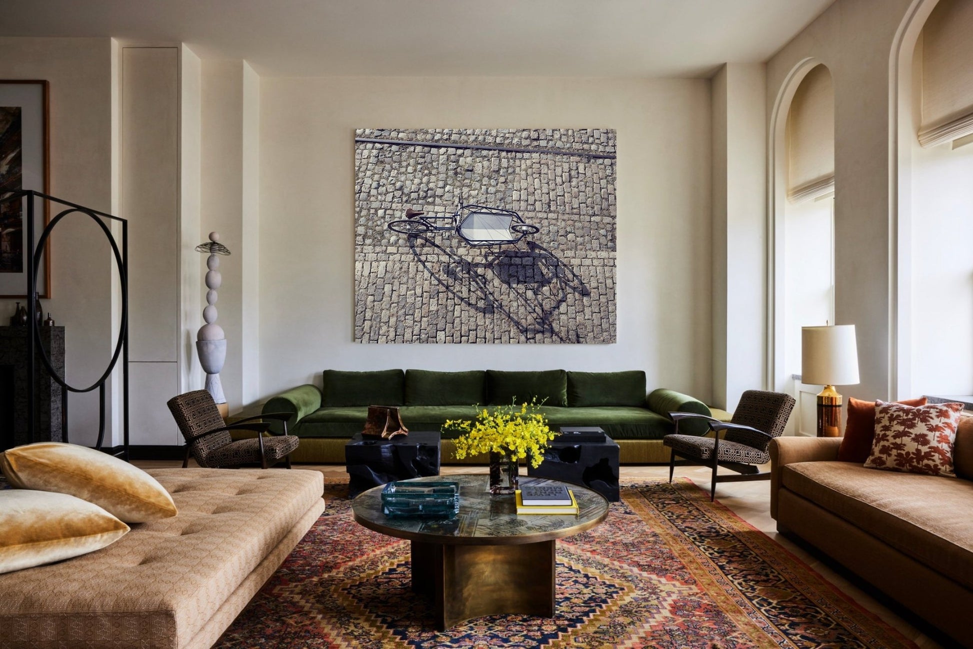 Elian Cargo Bike – Shadowplay | Fine Art Cycling Print - Cyclingprints.nl