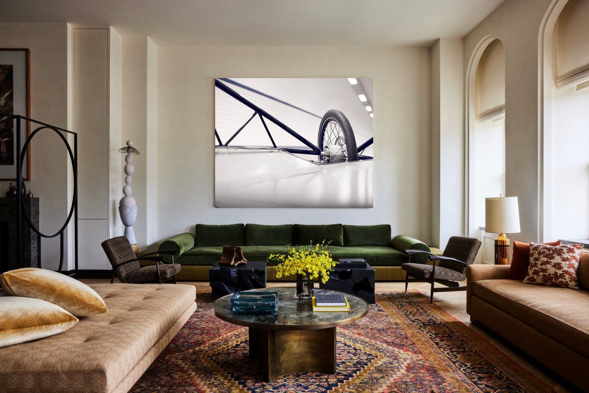 Elian Cargo Bike – Tyres & Tunnels | A Fine Art Cycling Print - Cyclingprints.nl