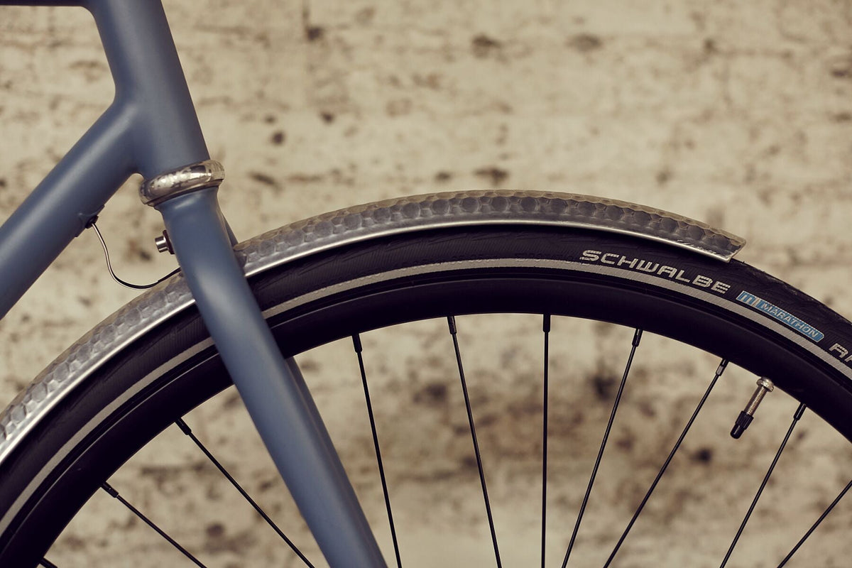 Commuter bike art 'Mud Guards' - captured on the bespoke Elian Commuter bike in Antwerp, fine art print by Cyclingprints.nl