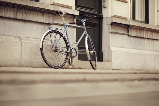 Commuter bike art 'Wonderwall 2' - captured on the bespoke Elian Commuter bike in Antwerp, fine art print by Cyclingprints.nl