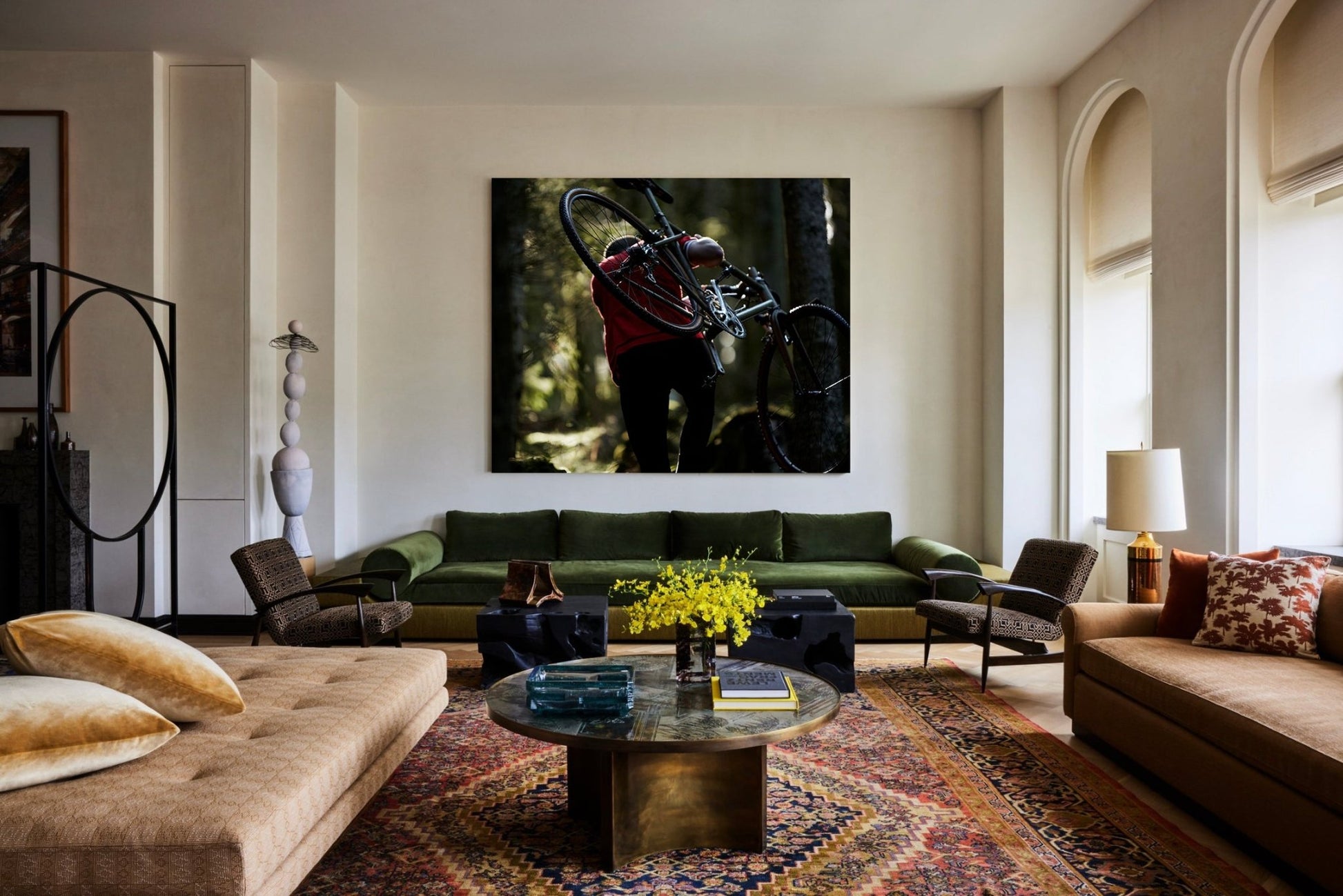 Elian Cyclocross Bike – Climb Above The Trees | Fine Art Cycling Print - Cyclingprints.nl