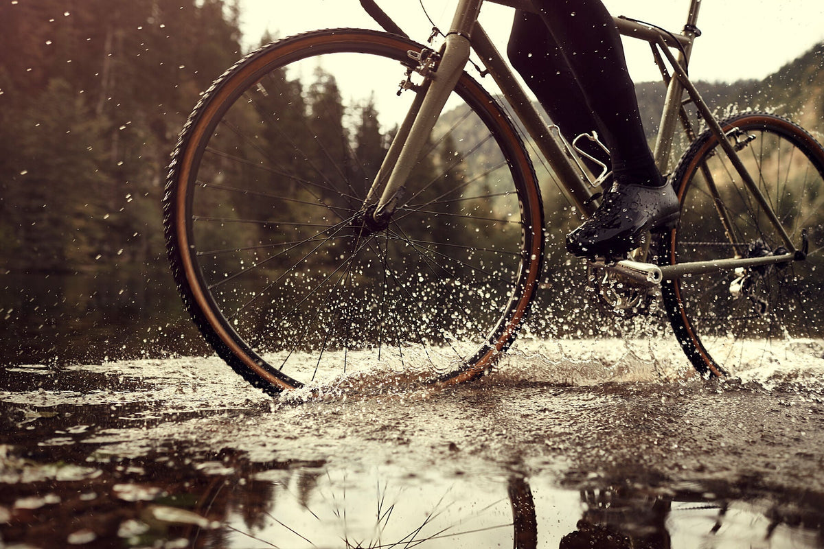 Cyclocross cycling print 'H2 Oh!' - off-road cyclocross action on the bespoke Elian Cyclocross bike in the Vosges, France, fine art print by Cyclingprints.nl