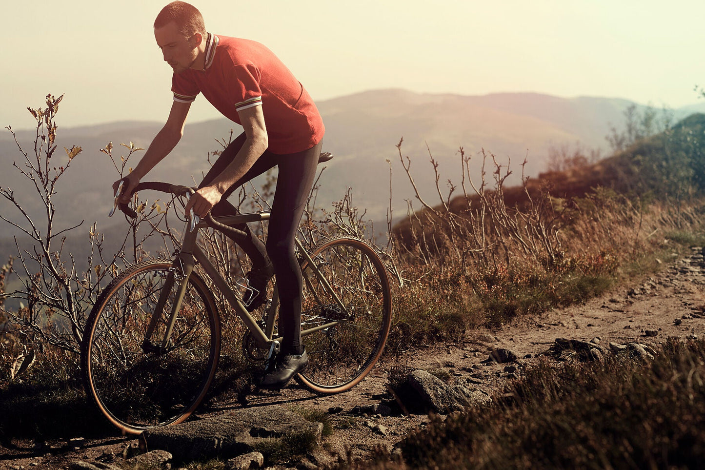 Cyclocross Cycling Print - Rocky Road. - Cyclingprints.nl