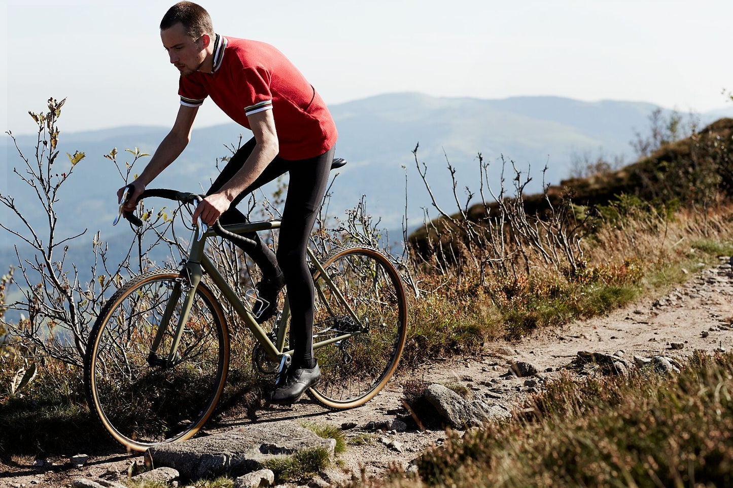 Cyclocross Cycling Print - Rocky Roads - Cyclingprints.nl