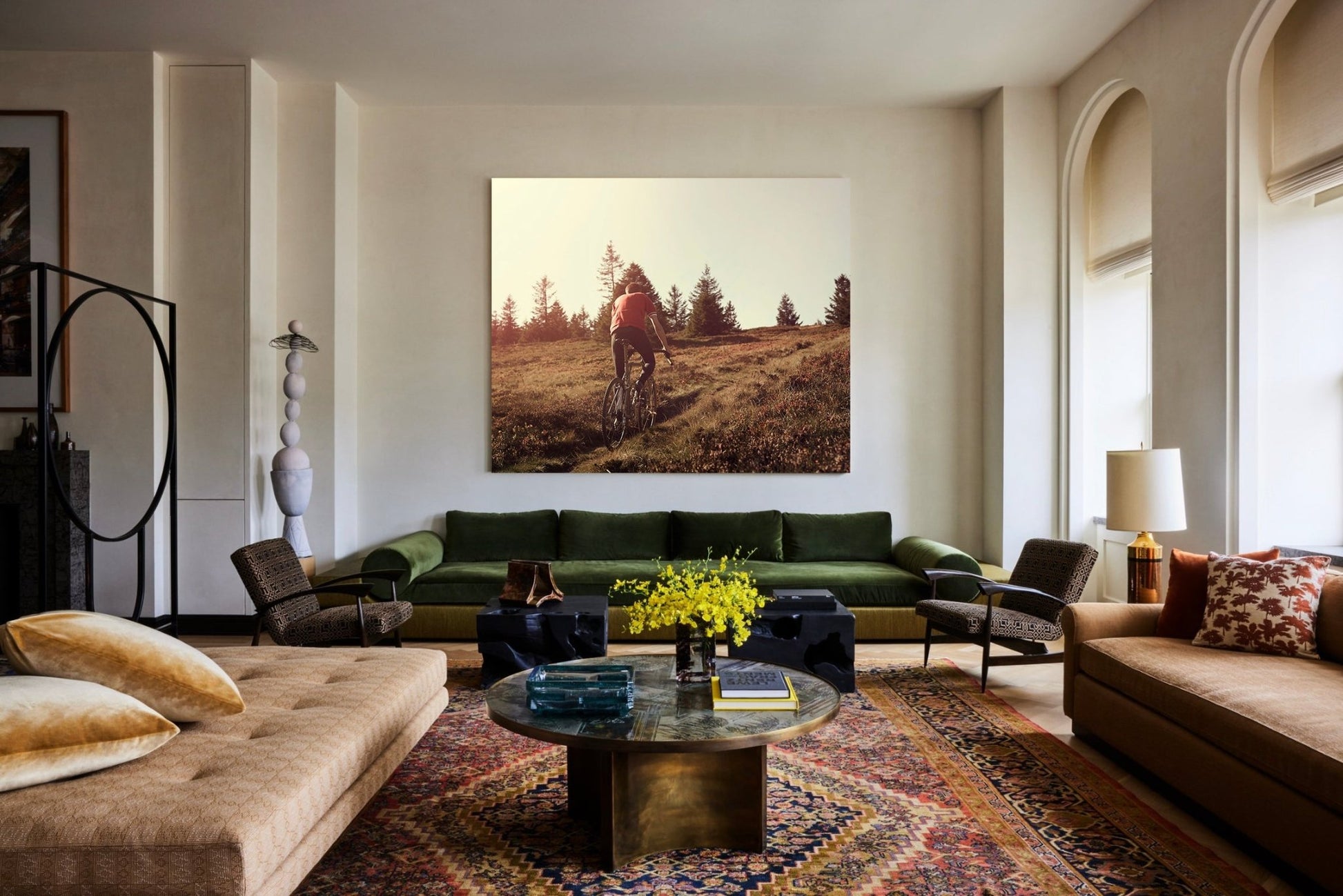 Cyclocross Cycling Print - Uphill Battle - Cyclingprints.nl