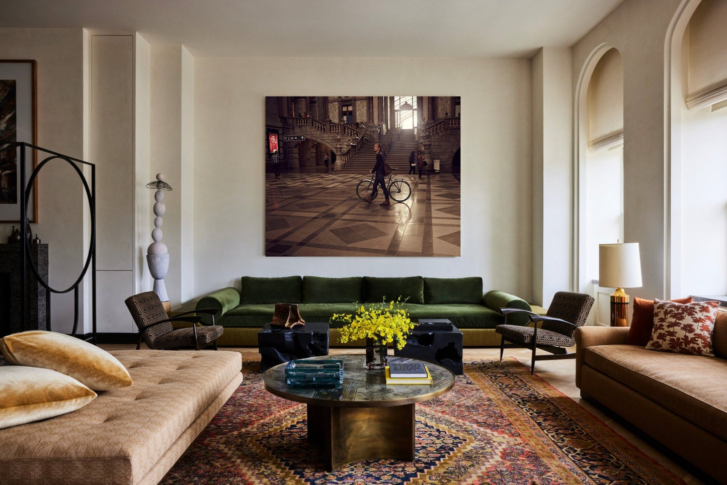 The Commuter Cycling Print - Central Station - Cyclingprints.nl