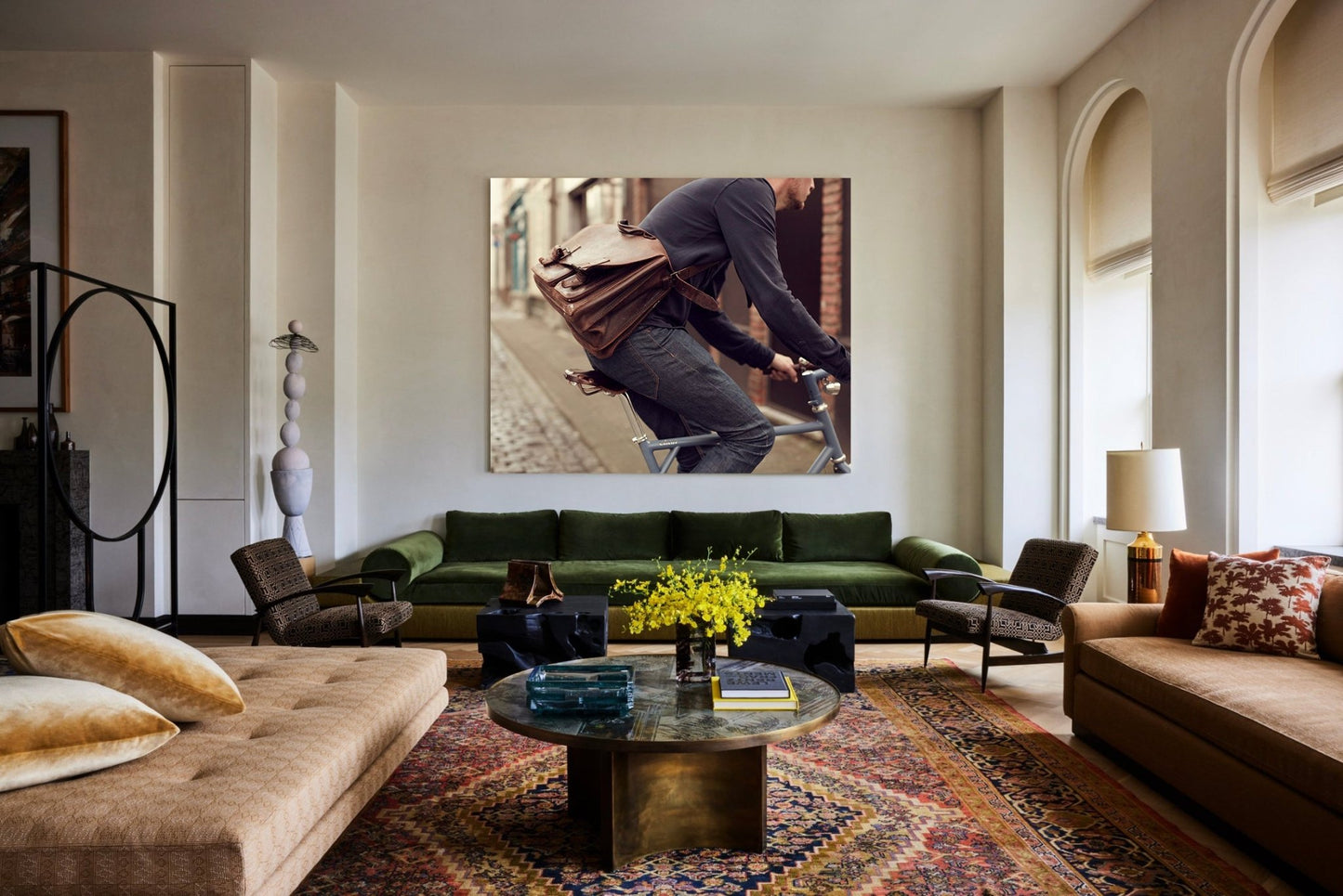 Elian Commuter Bike – Saddle Up | A Fine Art Cycling Print - Cyclingprints.nl