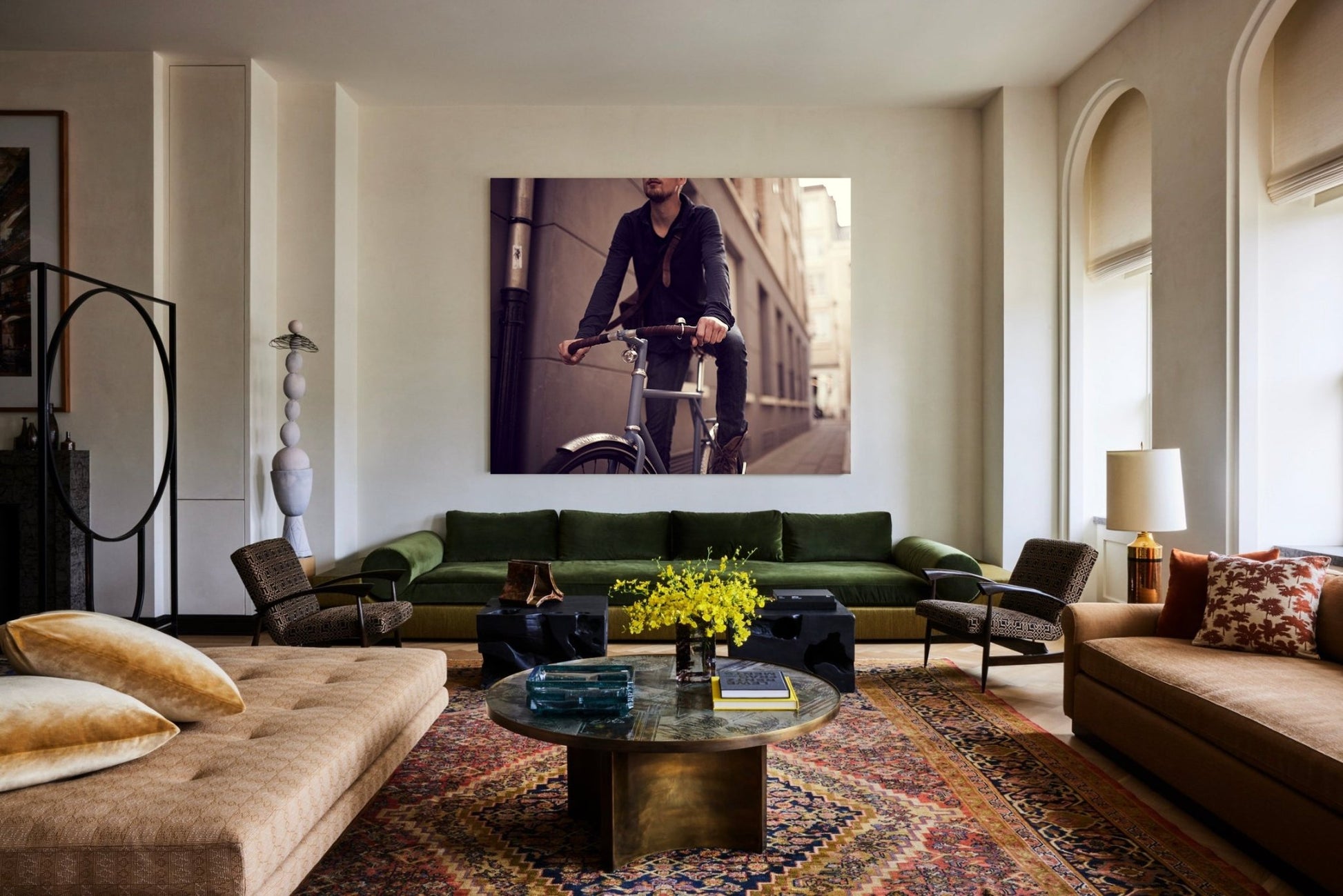 The Commuter Cycling Print - Sidestreets & Shortcuts - Cyclingprints.nl