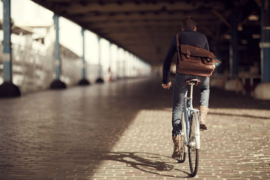 The Commuter Cycling Print - World without Walls - Cyclingprints.nl